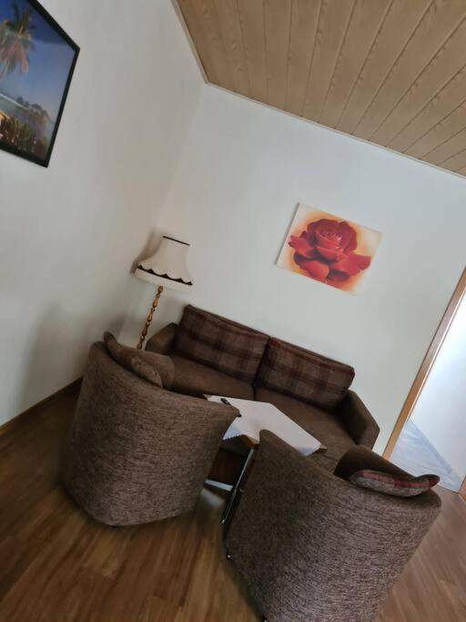 Gemuetliche Ferienwohnung Am Waldrand Elgersburg Buitenkant foto